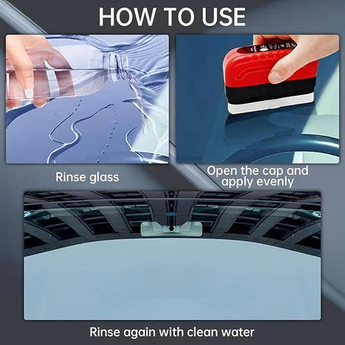 Professional Glass Cleaning Board – Oil Film Remover & Protective Coating