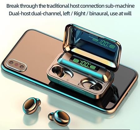 Araimo Air F9 Pro Plus – True Wireless Earbuds with Deep Bass, Long Battery Life, and Ergonomic Fit