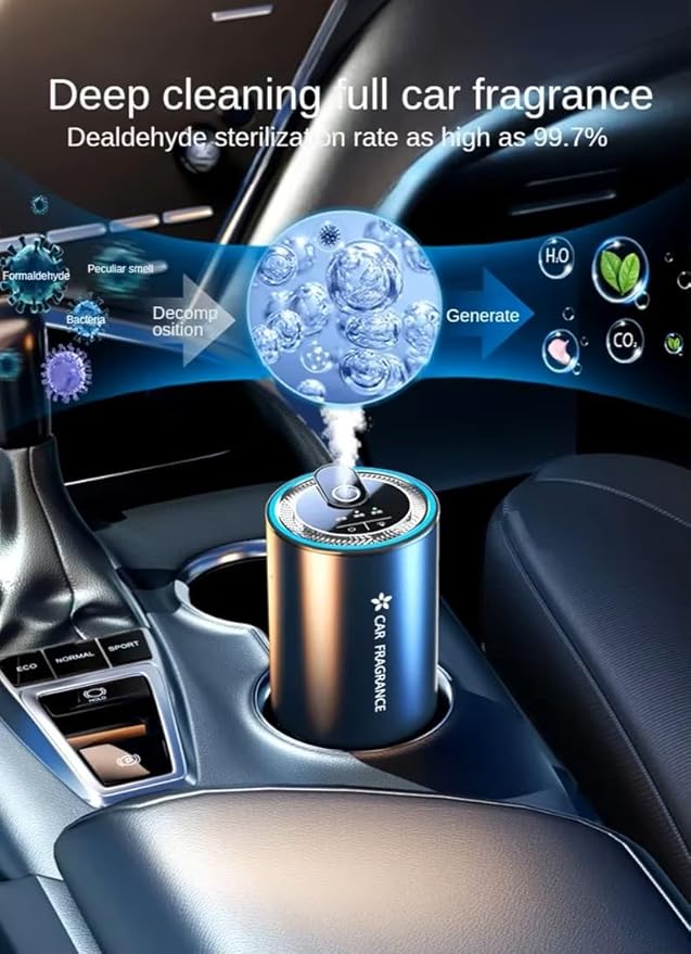 Car Fragrance With Light – LED Aromatherapy Air Freshener