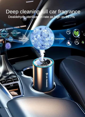Car Fragrance With Light – LED Aromatherapy Air Freshener