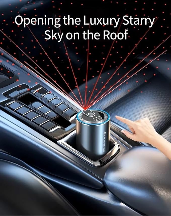 Car Fragrance With Light – LED Aromatherapy Air Freshener