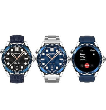 Haino Teko RW-48 Smart Watch – AMOLED Fitness Tracker with Straps