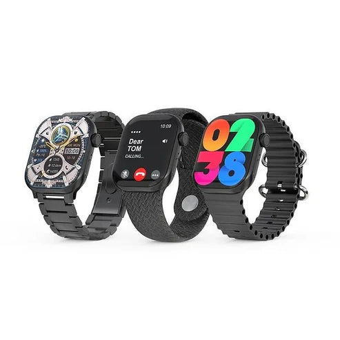 Haino Teko SQ-9 Smart Watch – AMOLED Fitness Tracker with Straps