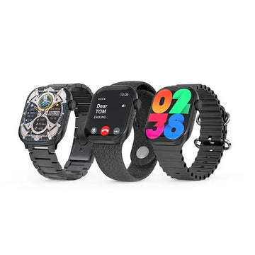 Haino Teko SQ-9 Smart Watch – AMOLED Fitness Tracker with Straps