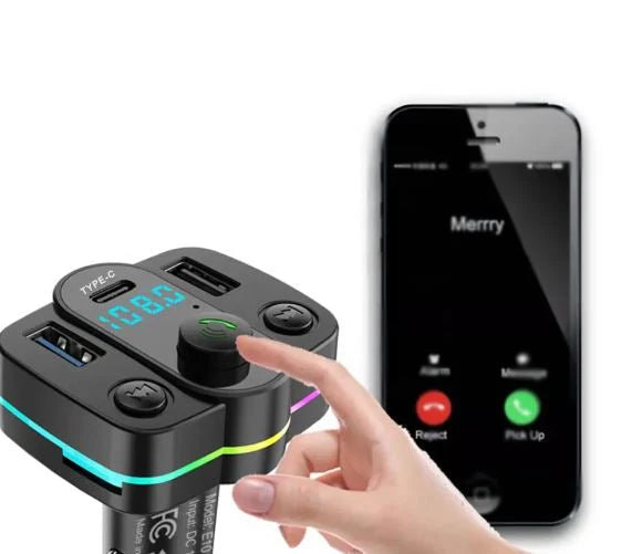 Hootoo Car MP3 – Bluetooth FM Transmitter with Dual USB Charging