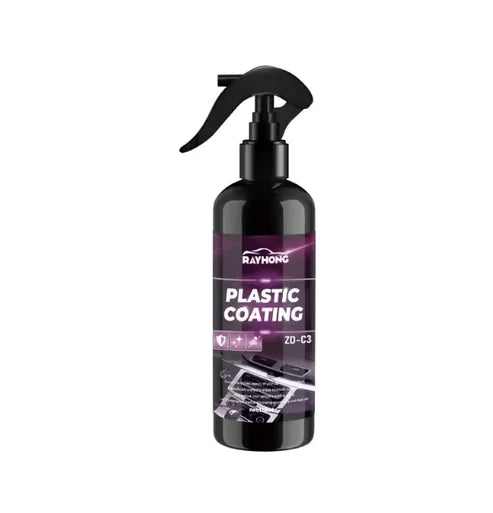 Rayhong Plastic Coating (120ml) – UV Protectant for Cars, Restores Faded Trim & Dash
