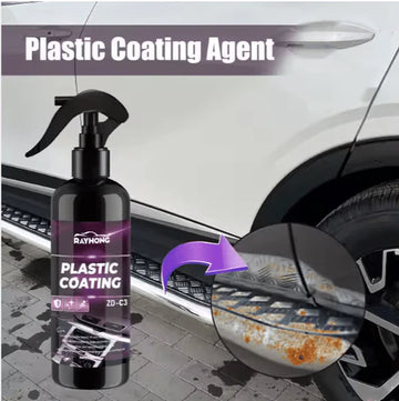 Rayhong Plastic Coating (120ml) – UV Protectant for Cars, Restores Faded Trim & Dash